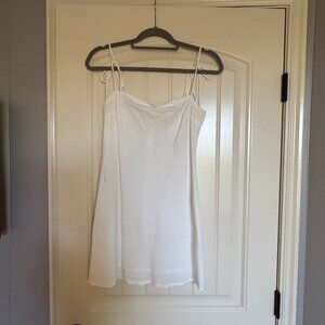 Mini white dress